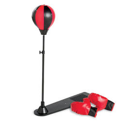Punching Ball W black Stand & Gloves