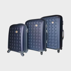 Tosca Sphere Spinner 3PC Luggage Set Navy
