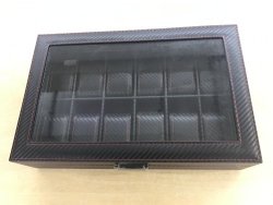 Special 12BLOCK Watch Box Carbon Fiber Design GTI Style