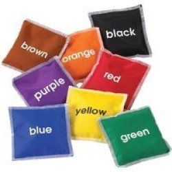 Colour Bean Bags: Set Of 8