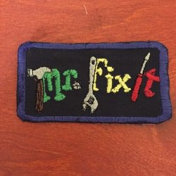 Mr Fix It Badge Patch