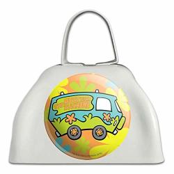 Scooby-doo The Mystery Machine White Metal Cowbell Cow Bell Instrument