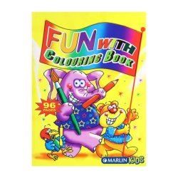 Marlin Kids Fun With Colouring Books 96 Page Pack Of 10