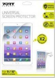 Connect Universal Screen Protector For 11 Tablets Twin Pack - Clear