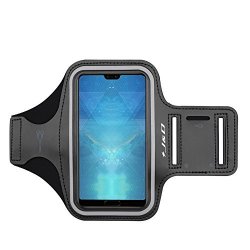 Sports Armband with Key holder Slot for Huawei P30 Pro Running Armband Earphone Connection while Workout Running J&D Armband Compatible for Huawei P30 Pro/Huawei P20 Pro/Huawei P10 Plus Armband