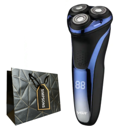 - Professional Mens Shaver With Pop Up Trimmer & Luxury Simpsons Bag