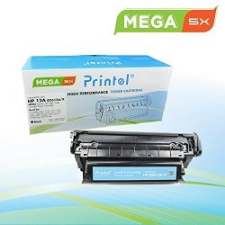 Mega 5X High Capacity Toner Cartridge Eq. Multi-pack Compatible With HP12A Q2612A Black