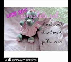 Complete Duvet Cover Set For Girls. Camp Cot Only