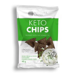 Y living Keto Chips 40G - Sour Cream Chives