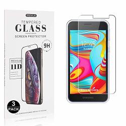 Galaxy A2 Core Screen Protector 3 Pack Unextati Ultra-thin Tempered Glass Screen Protector For Samsung Galaxy A2 Core 9H Hardnes Case Friendly