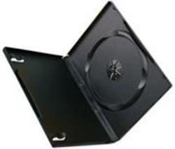 E-Box Black 10 Pack Single Disc 14mm DVD Case