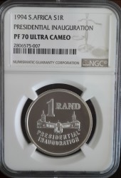Perfect Ngc Graded 1994 Pf70 Ultra Cameo Presidential Silver 1rand Relist