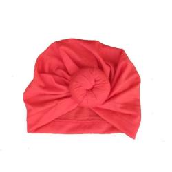4AKID Baby Turban Hat - Red