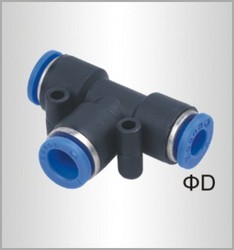 AirCraft Hose Fitting Tee 8mm