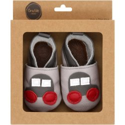 Oratile Kids Schumi Grey White & Red Baby Shoes Boys 6-12 Months