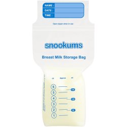 Snookums Breastmilk Storage Bags 150ML 25S