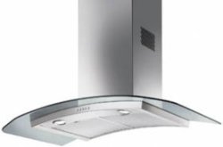 Smeg KV90XE 90CM Stainless Steel And Glass Wall Mounted Extractor Hood