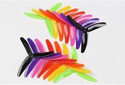 Uumart Kingkong 5040 3-BLADE Propellers 7 Colors 7CW 7CCW 5X4X3 Rainbow Package Recommended Motor 1806 3-4S 2204 3-4S 2205 3-4S 2206 3-4S