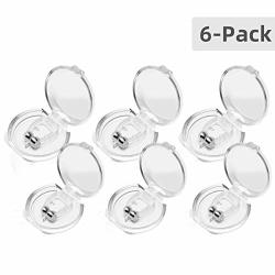 Alquar Silicone Magnetic Anti Snore Clip 6 Packs Stop Snoring Nose Device Professional Sleeping Aid Relieve Snoring Solution For Men Women