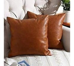 Faux Leather Scatter Cushions