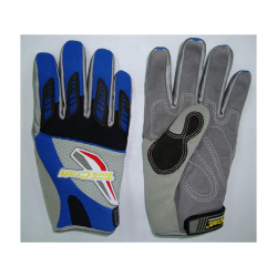 Mechanics Glove XX Large Synthetic Leather Palm Air Mesh Back Blue