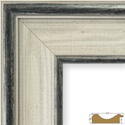 Craig Frames Inc. Craig Frames 80614170 12 By 16-INCH Picture Frame Solid Wood 2.5-INCH Wide Light Gray