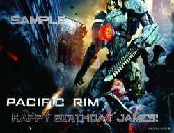 Pacific Rim Cake Toppers Frosting Sheets Edible Image