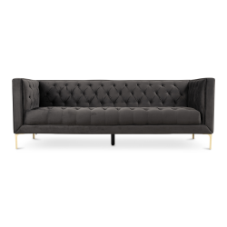 @home Carin 3 Seater Fibreguard Velvet Couch