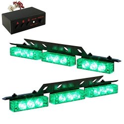 Deals on 18 X Ultra Bright Green LED Emergency Warning Use