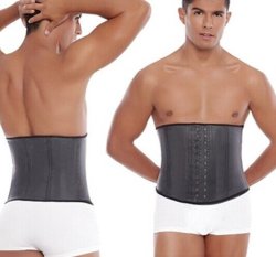 Mens Latex Waist Trainer Belts Available Now