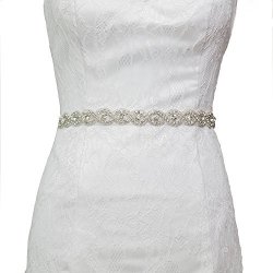 NEW Azaleas Womens Wedding Belt Sashes Bridal Sash Belts for Wedding Champagne 