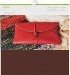 Genuine Leather - Dark Brown 30.5 X 30.5CM 1 Sheet - Compatible With Explore maker
