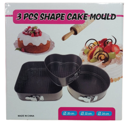 3 Piece Shape Cake Moulds