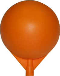 Float Ball Valve Orange 100X8MM Ballf