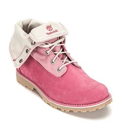 pink fold down timberland boots