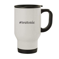 Teutonic - Stainless Steel Hashtag 14OZ Travel Mug White