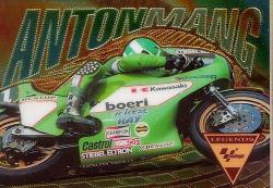 Anton Mang - Moto Gp Card Collection By Panini - "super Rare" Gold Legend Card 7