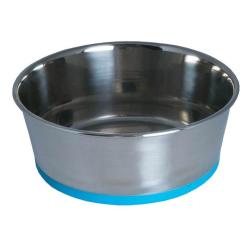 Rogz Stainless Steel Slurp Dog Bowl - Medium Blue