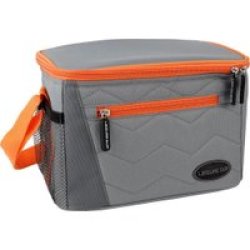 Leisure Quip 8 Can Quilted Cooler Bag Orange