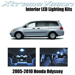 Xtremevision Honda Odyssey 2005-2010 11 Pieces Cool White Premium Interior LED Kit Package + Installation Tool