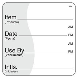 Daymark IT112475 Movemark Use By Removable Label 2" X 2" Roll Of 500