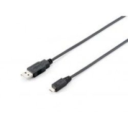 Equip Cable - USB2.0 Micro 1.8M Black