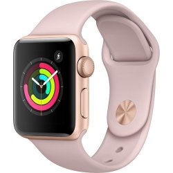 Apple Watch Series 3 GPS 38mm in Pink & Gold Aluminium Case
