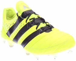 Adidas Mens Ace 16.1 Sg Leather Soccer Casual Cleats Yellow 12.5