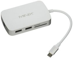 Minix Neo C Usb-c Multiport Adapter With HDMI Silver Compatible With Apple Macbook