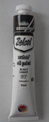 Burnt Umber 50ml - Artists' Oil Paint - Zellen - Zelcol