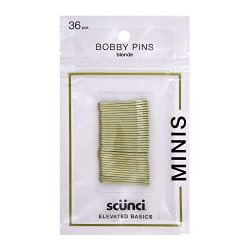 20pc Standard 4.5cm Kirby Grips Hair Bobby Pins Clips Blonde Black Brown
