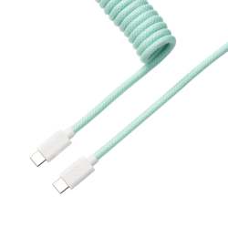 Coiled Aviator Cable - Mint straight