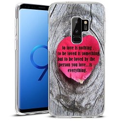 For Samsung Galaxy S9 Plus Case Cover For Samsung Galaxy S9 Plus 2018 Release Tpu Non-slip High Definition Printing Inspirational Life Quotes To Love Is Nothing