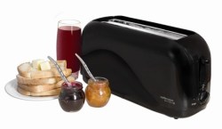 Mellerware Black Cooltouch 4 Slice Toaster